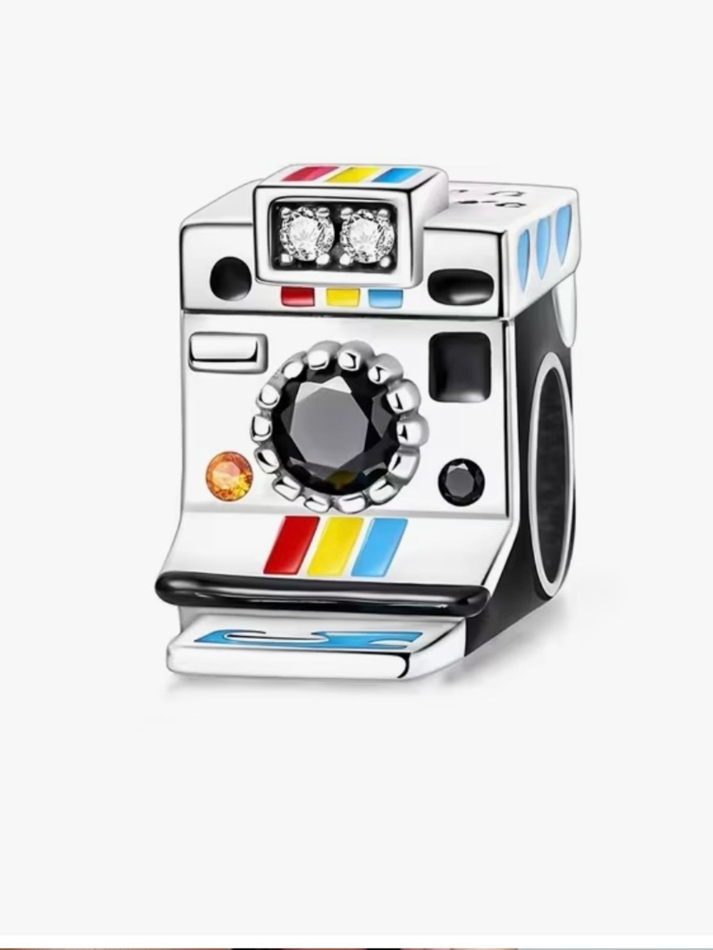 Vintage Style Polaroid Camera Bracelet Charm Retro Photo Camera